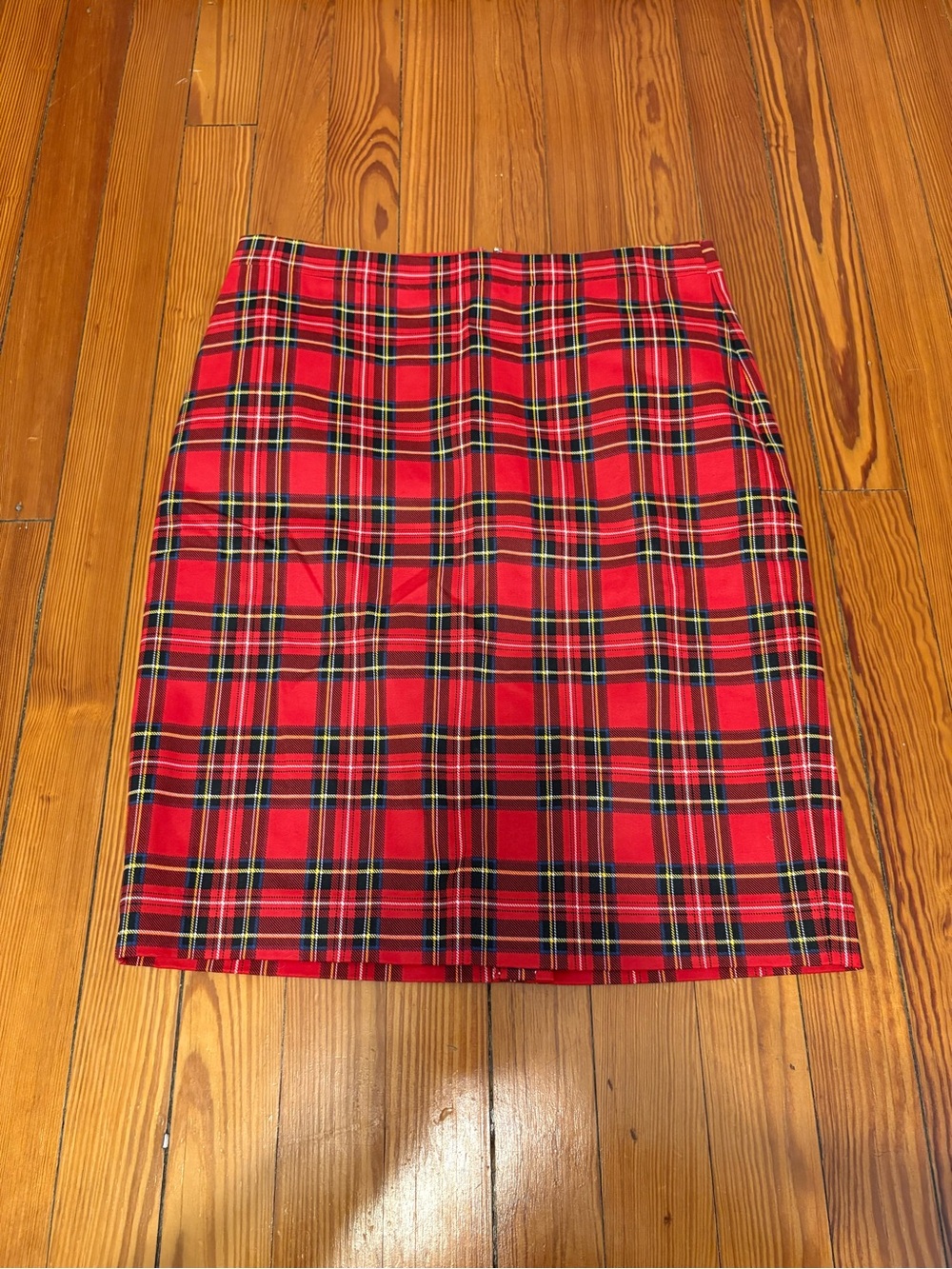 J. Crew Red Plaid Classic Tartan Skirt - BRAND NEW WITH TAGS